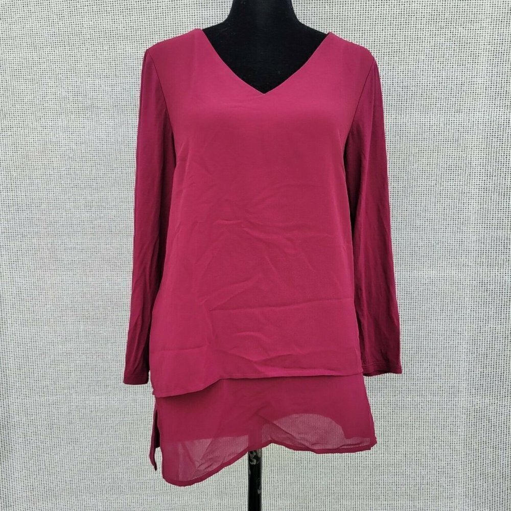 Michael Kors MK Long Sleeve Blouse. Size Small. New With Defect - Picture 3 of 14